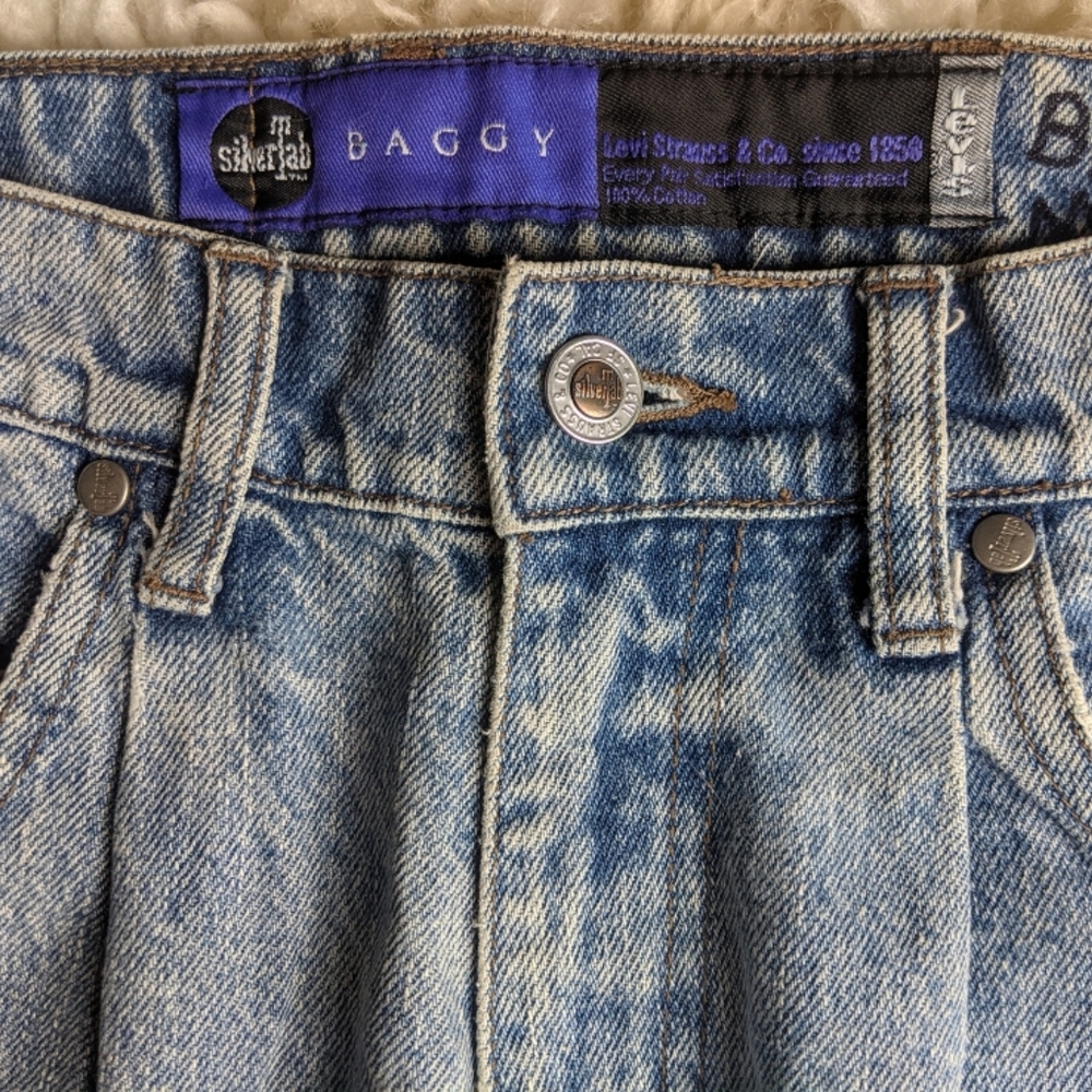 ✨SOLD✨Vintage 90s SilverTab Levi's Baggy Light - Picture 5 of 9